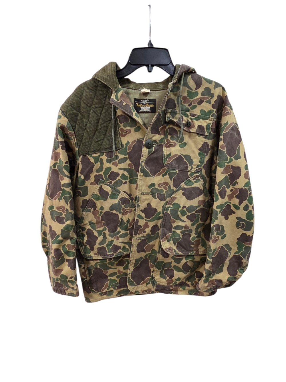 Vintage Field and fireside Bird hunting camouflage jacket Size M